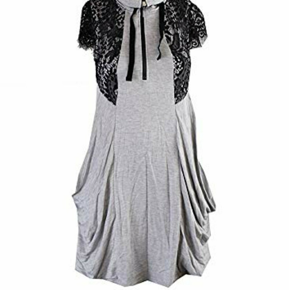 Kensie French Terry Draped Dress